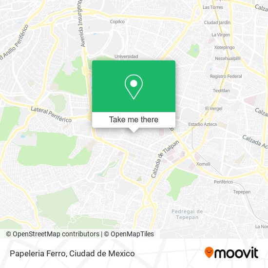 Papeleria Ferro map