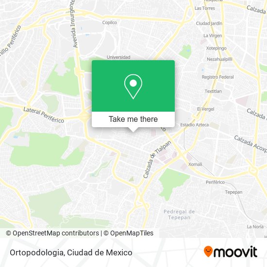 Mapa de Ortopodologia