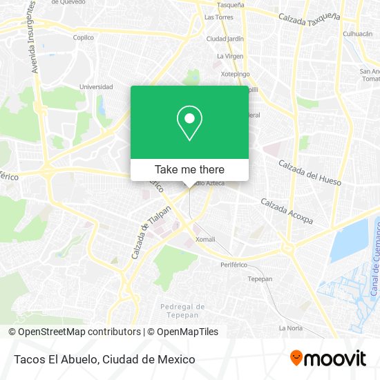 Mapa de Tacos El Abuelo