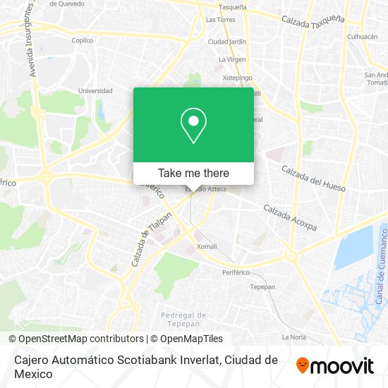 Cajero Automático Scotiabank Inverlat map