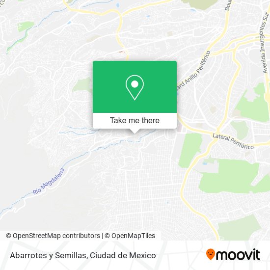 Mapa de Abarrotes y Semillas