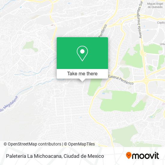 Paletería La Michoacana map