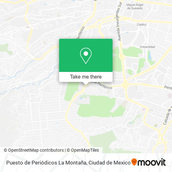 Puesto de Periódicos La Montaña map