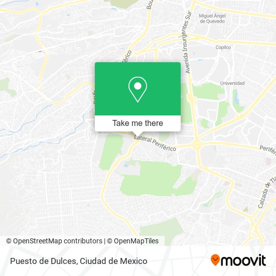 Puesto de Dulces map