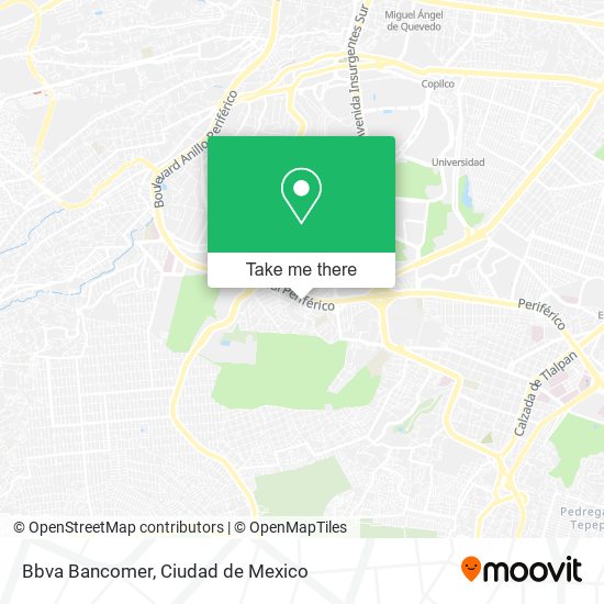 Bbva Bancomer map