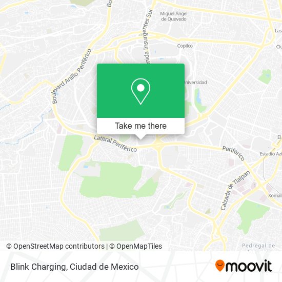 Mapa de Blink Charging