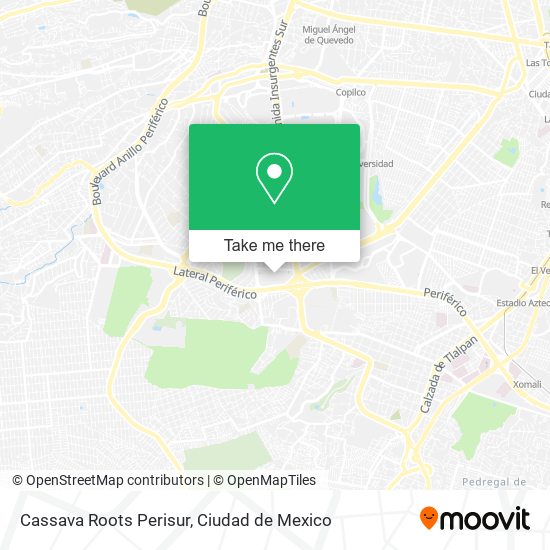 Mapa de Cassava Roots Perisur