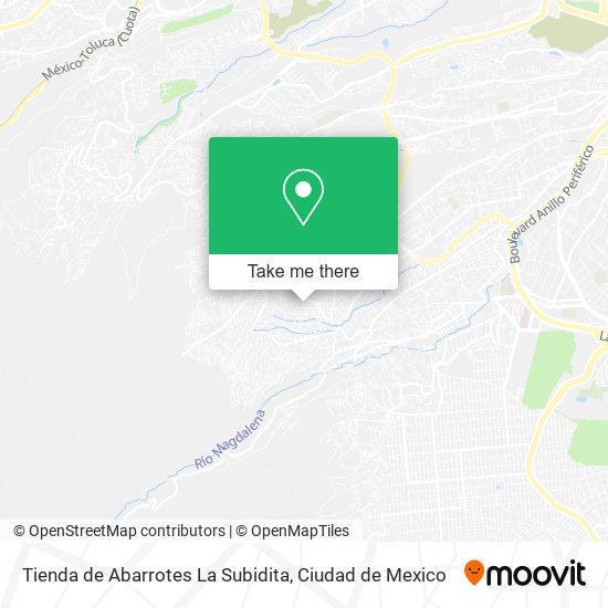 Tienda de Abarrotes La Subidita map