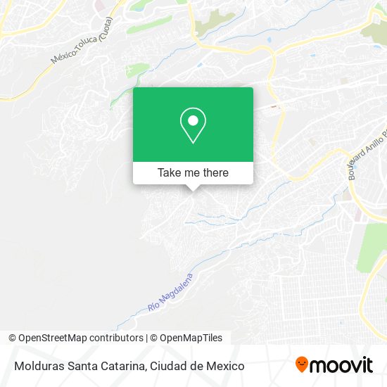 Mapa de Molduras Santa Catarina