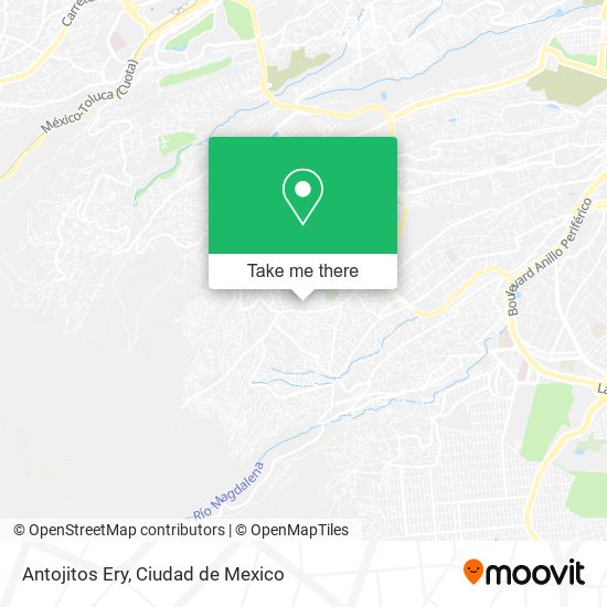 Antojitos Ery map