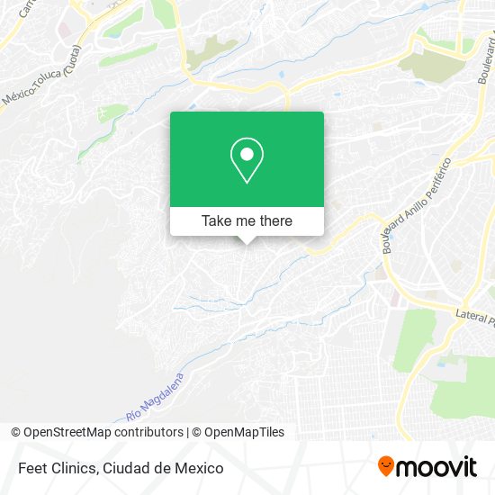 Feet Clinics map