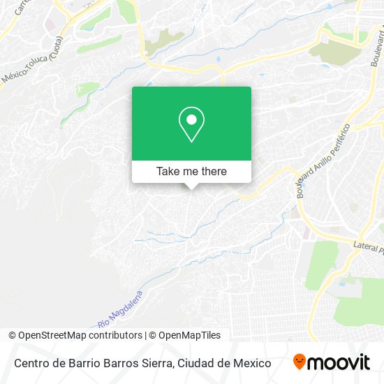 Centro de Barrio Barros Sierra map