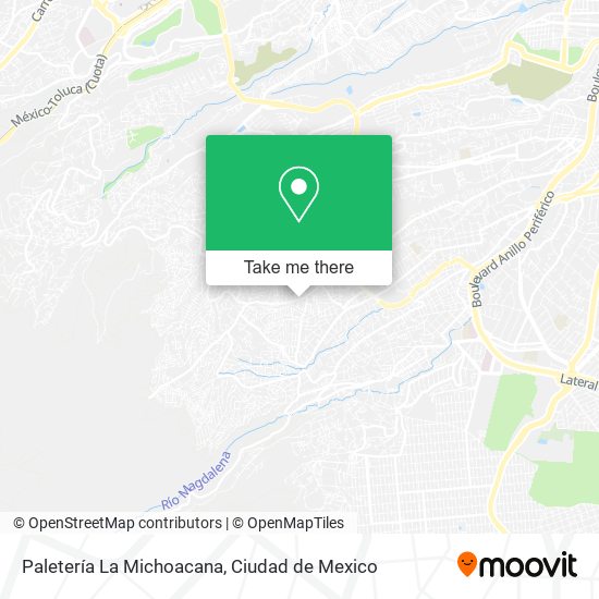 Paletería La Michoacana map