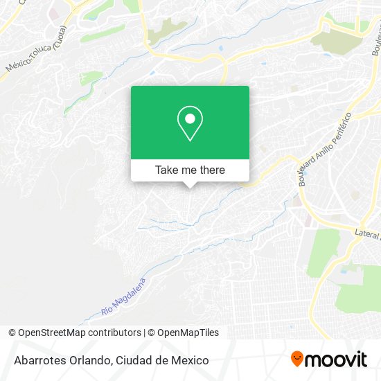 Abarrotes Orlando map