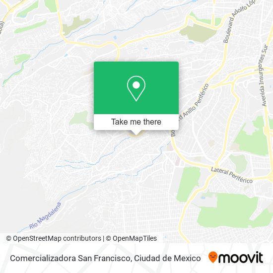 Comercializadora San Francisco map