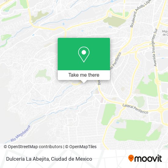 Dulcería La Abejita map