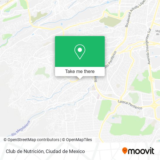 Club de Nutrición map