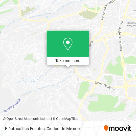 Mapa de Eléctrica Las Fuentes