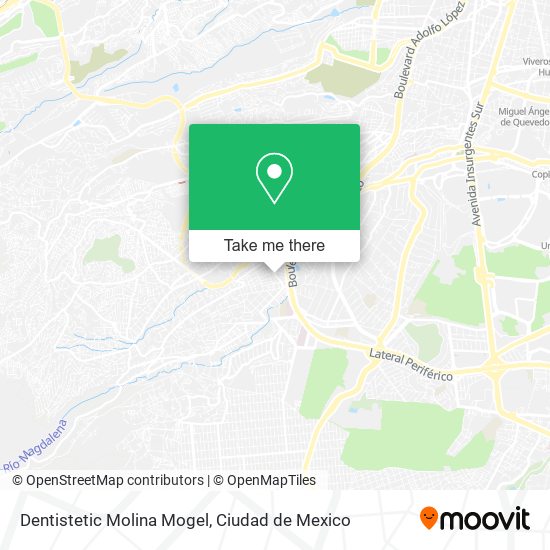 Dentistetic Molina Mogel map
