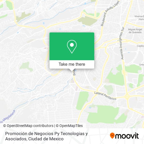 Promoción de Negocios Py Tecnologias y Asociados map