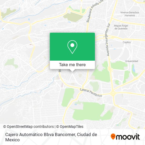 Cajero Automático Bbva Bancomer map