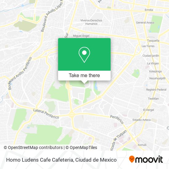 Mapa de Homo Ludens Cafe Cafeteria
