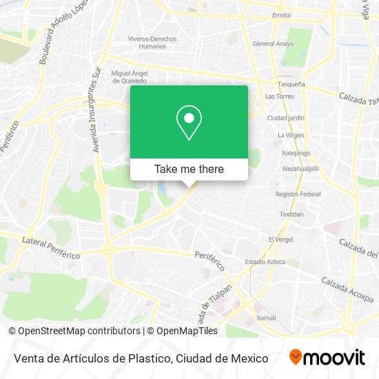Venta de Artículos de Plastico map