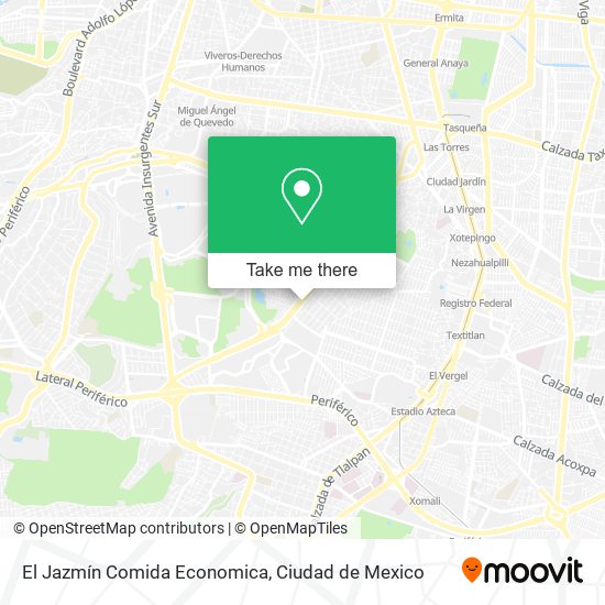 El Jazmín Comida Economica map