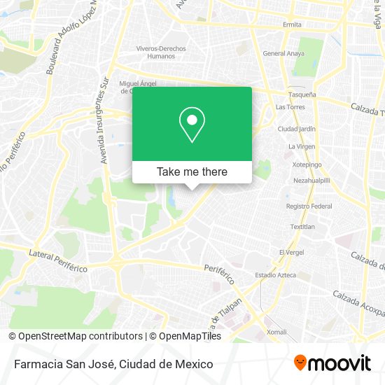 Farmacia San José map