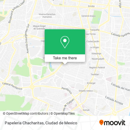 Mapa de Papeleria Chacharitas