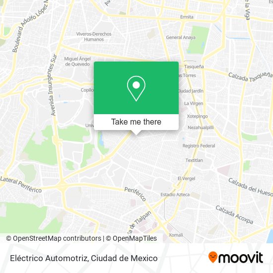 Mapa de Eléctrico Automotriz