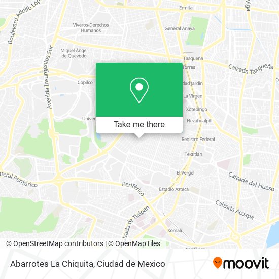 Abarrotes La Chiquita map