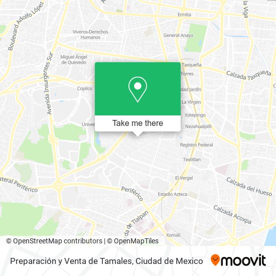 Preparación y Venta de Tamales map