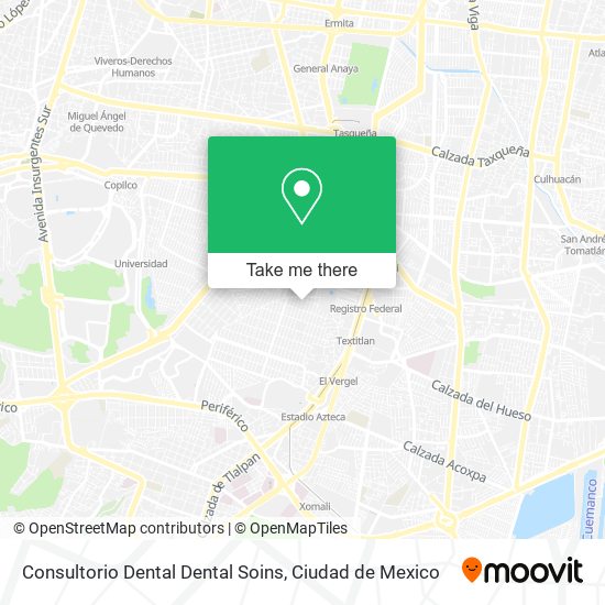 Consultorio Dental Dental Soins map