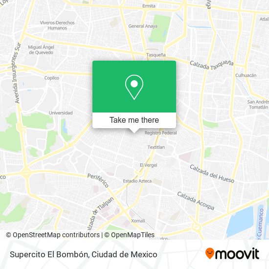 Supercito El Bombón map