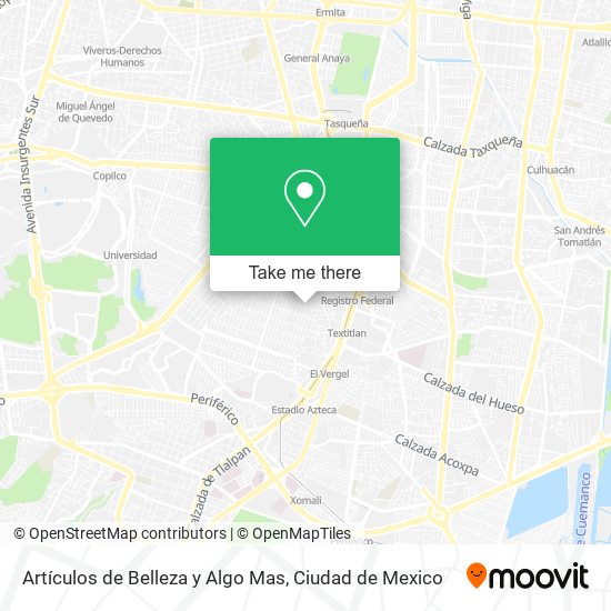 Artículos de Belleza y Algo Mas map