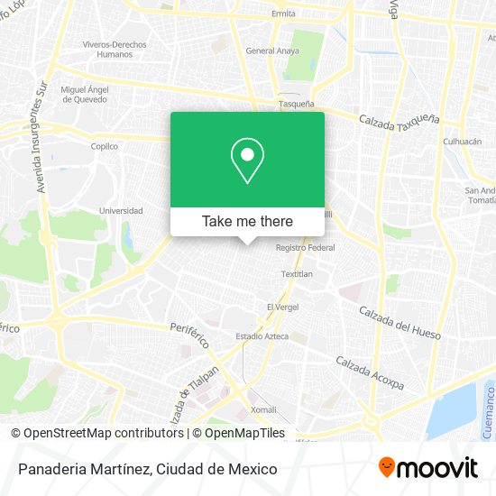 Panaderia Martínez map