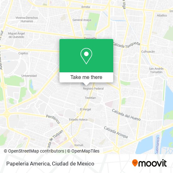 Papeleria America map