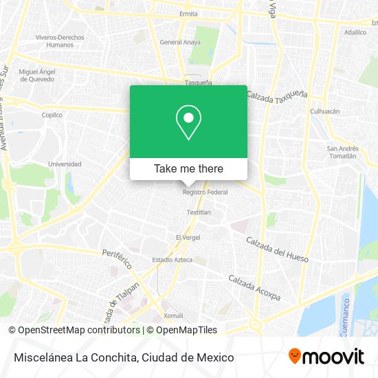 Mapa de Miscelánea La Conchita