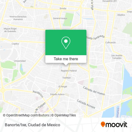 Mapa de Banorte/Ixe