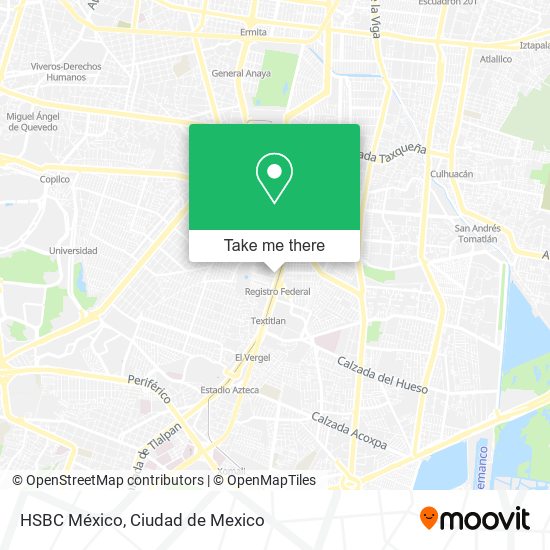 HSBC México map