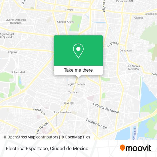 Eléctrica Espartaco map