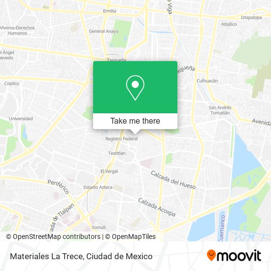 Mapa de Materiales La Trece