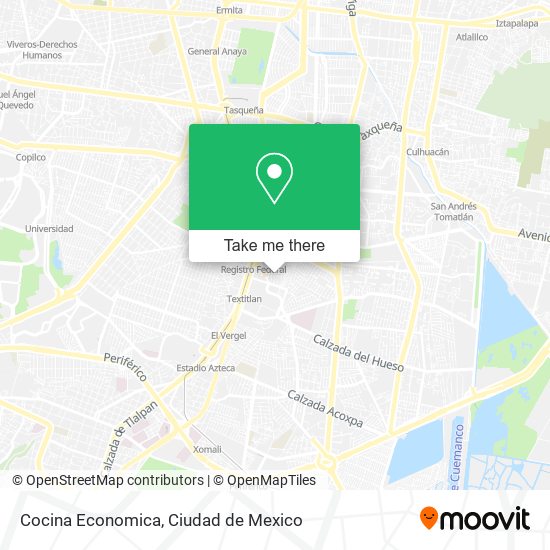 Mapa de Cocina Economica