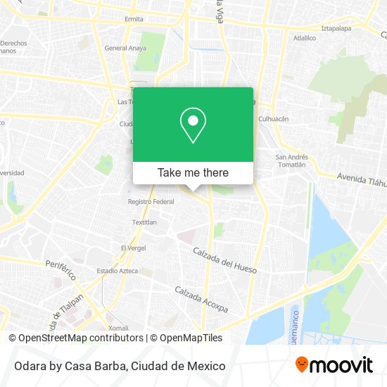 Odara by Casa Barba map