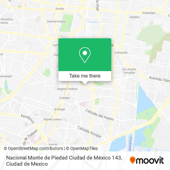 Nacional Monte de Piedad Ciudad de México 143 map