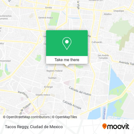 Mapa de Tacos Reggy