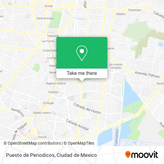 Puesto de Periodicos map