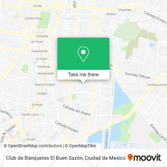 Club de Banquetes El Buen Sazón map