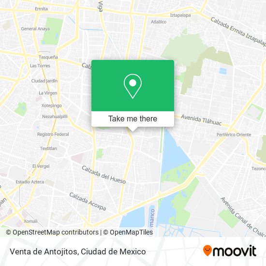 Venta de Antojitos map